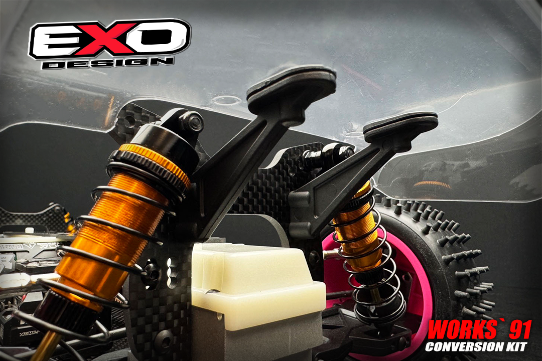 (W91-001-B) WORKS 91 conversion kit (For Big Bore shocks)