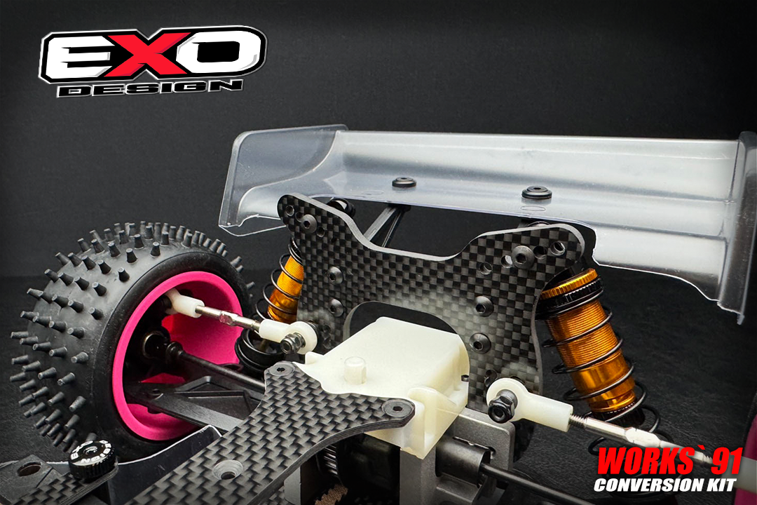 (W91-001-B) WORKS 91 conversion kit (For Big Bore shocks)