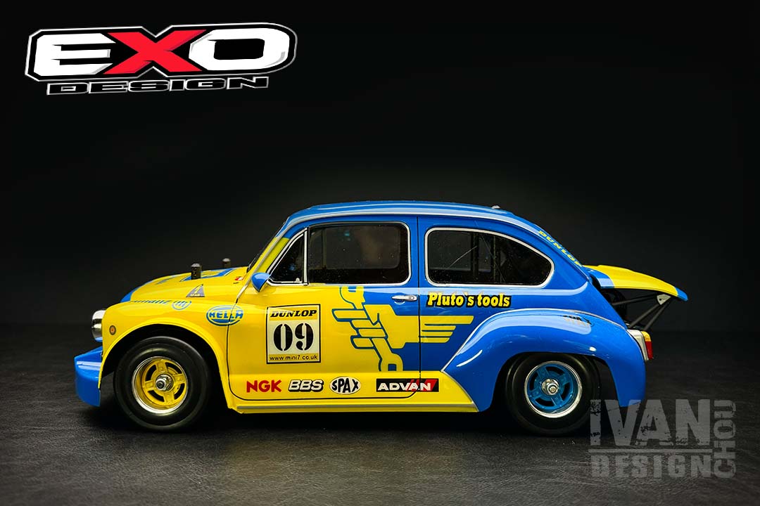(WM001) Adjustable offset rim set for M-Chassis
