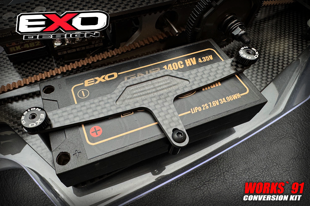 (W91-001-B) WORKS 91 conversion kit (For Big Bore shocks)