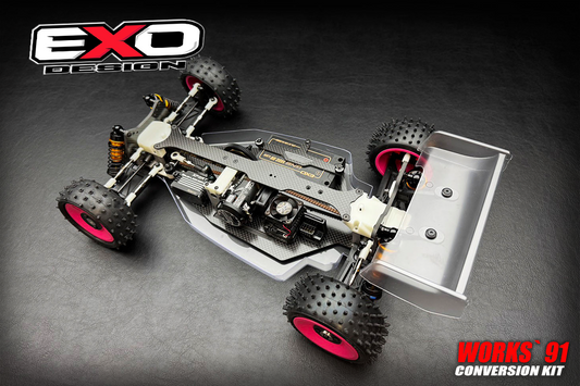 (W91-008) EXODESIGN WORKS 91 Conversion kit Front and Rear Belt Set