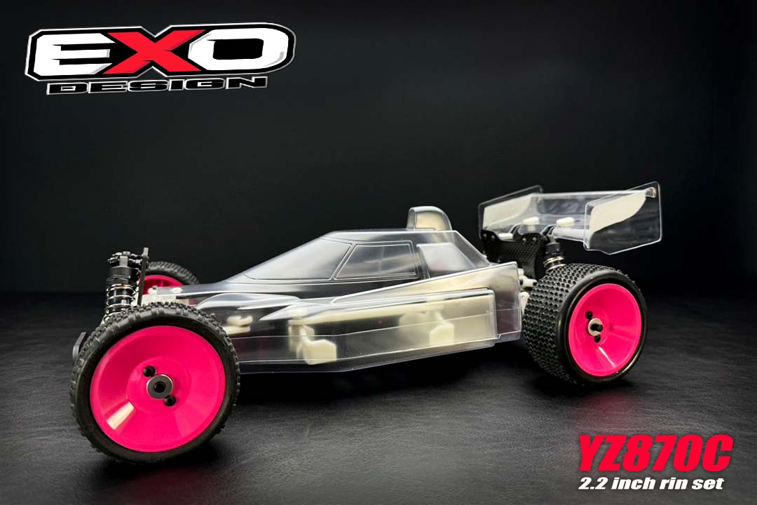 (YZW006P-F) FOR YOKOMO YZ-870C SUPER DOG FIGHTER 2.2 INCH FRONT RIM pink ( 2 PCS )