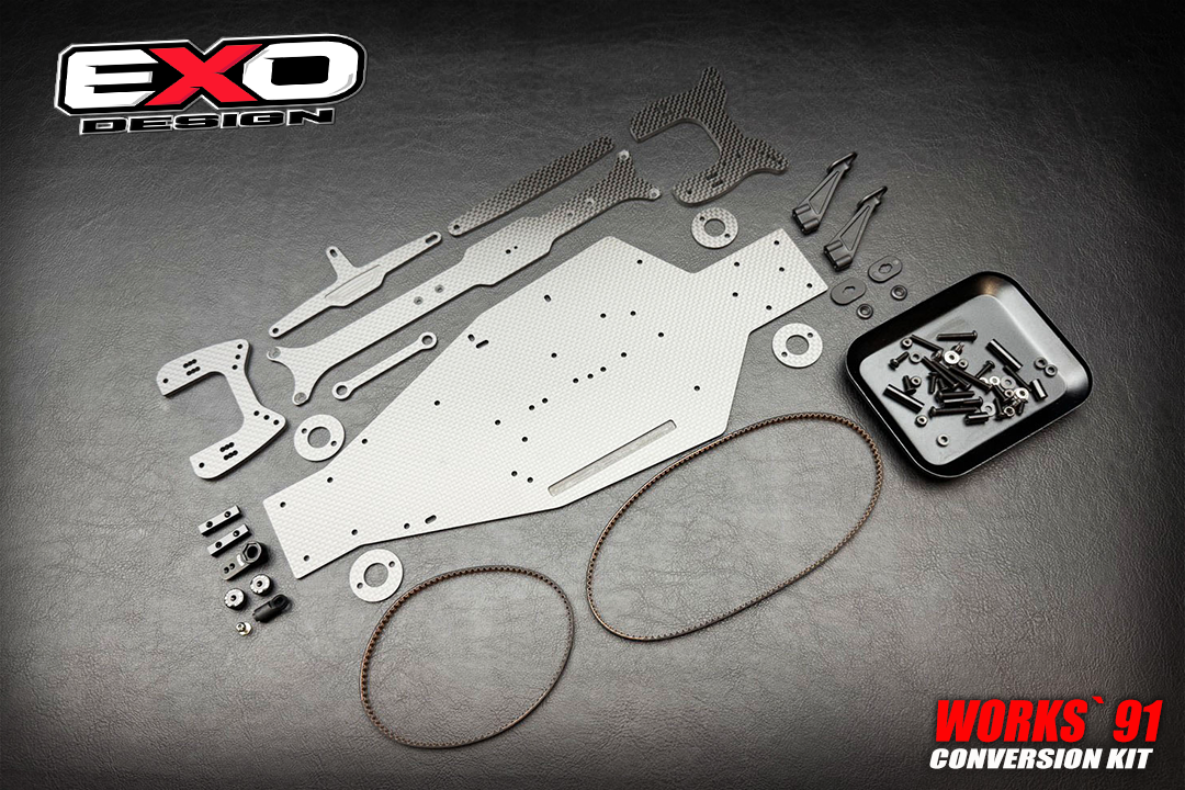 (W91-001-B) WORKS 91 conversion kit (For Big Bore shocks)