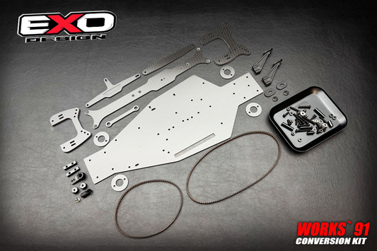 (W91--002-BSET) WORKS 91 conversion combo set ( For Big Bore Shocks)