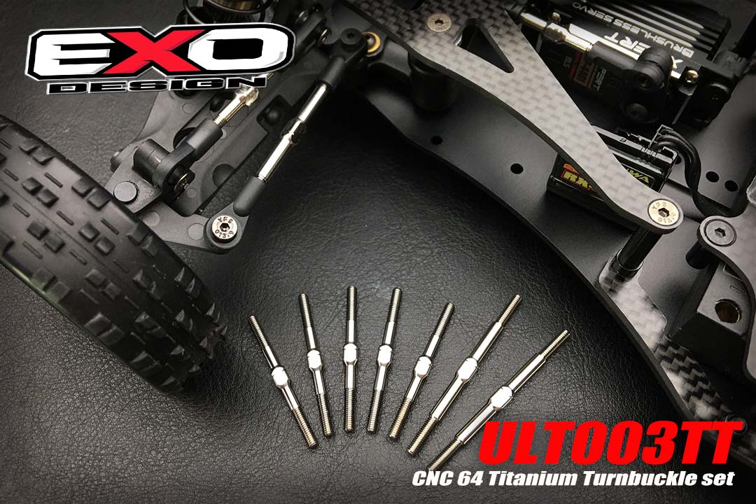 (ULT003TT) CNC 64 TITANIUM TURNBUCKLES SET