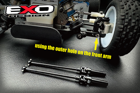 (YZ007) 870C/YZ10 RERE Long Front Universal drive shaft (2 pcs)