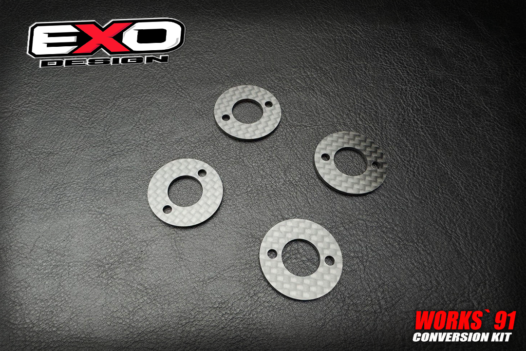 (W91-001-B) WORKS 91 conversion kit (For Big Bore shocks)
