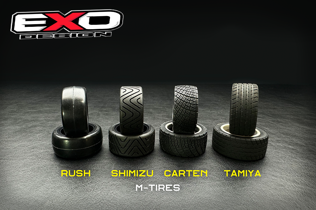 (WM001) Adjustable offset rim set for M-Chassis