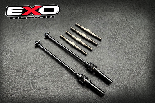 (YZ008) 870C/YZ10 RERE long front universal drive shaft with CNC 64 titanium turnbuckles set
