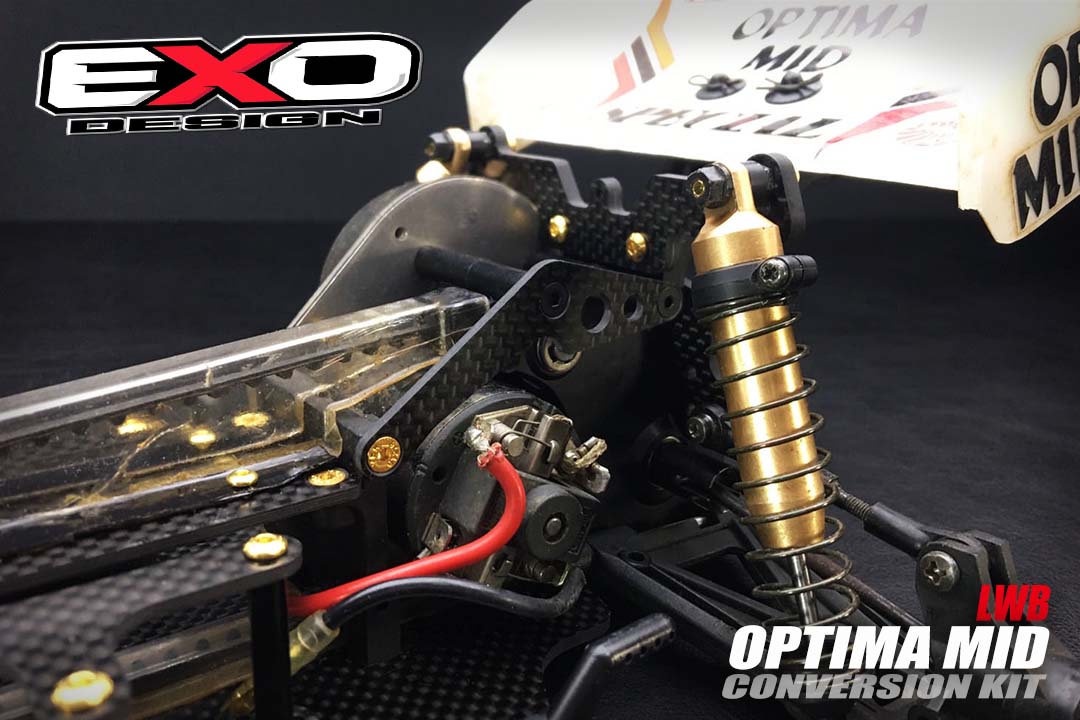 (LWB002) Kyosho optima MID LWB conversion kit for origial 1989 (Classic version)
