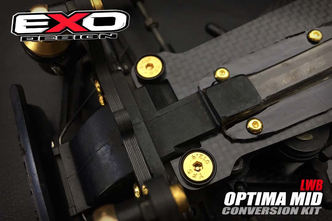 (LWB002) Kyosho optima MID LWB conversion kit for origial 1989 (Classic version)