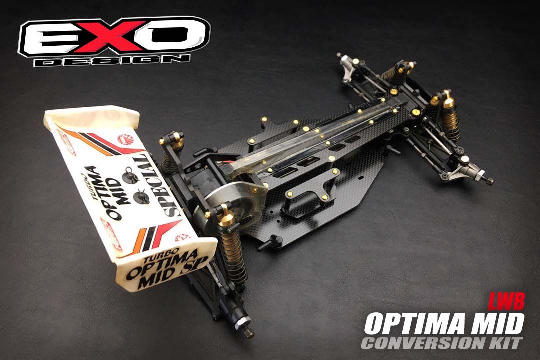 (LWB002) Kyosho optima MID LWB conversion kit for origial 1989 (Classic version)