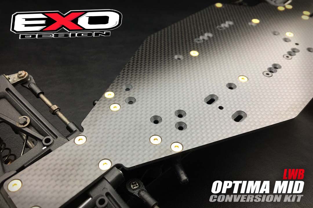 (LWB002) Kyosho optima MID LWB conversion kit for origial 1989 (Classic version)