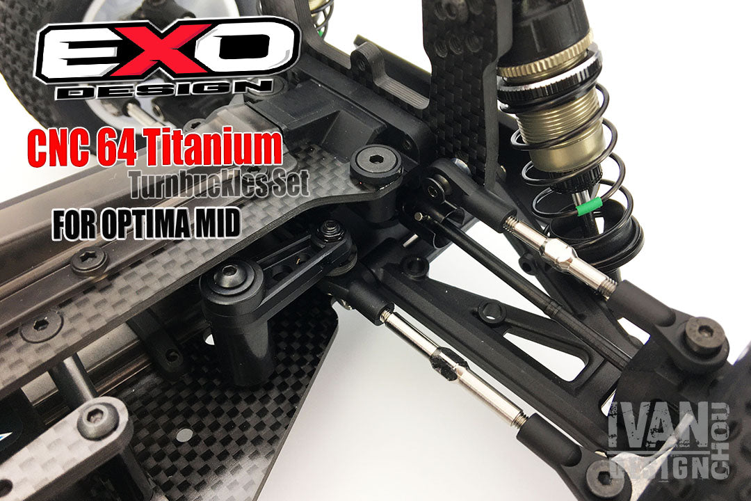 (OTM003TT) CNC 64 TITANIUM TURNBUCKLES SET