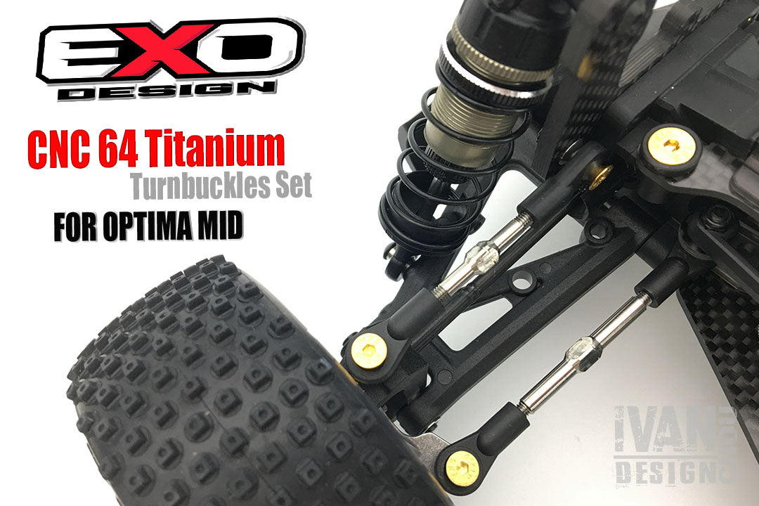 (OTM003TT) CNC 64 TITANIUM TURNBUCKLES SET