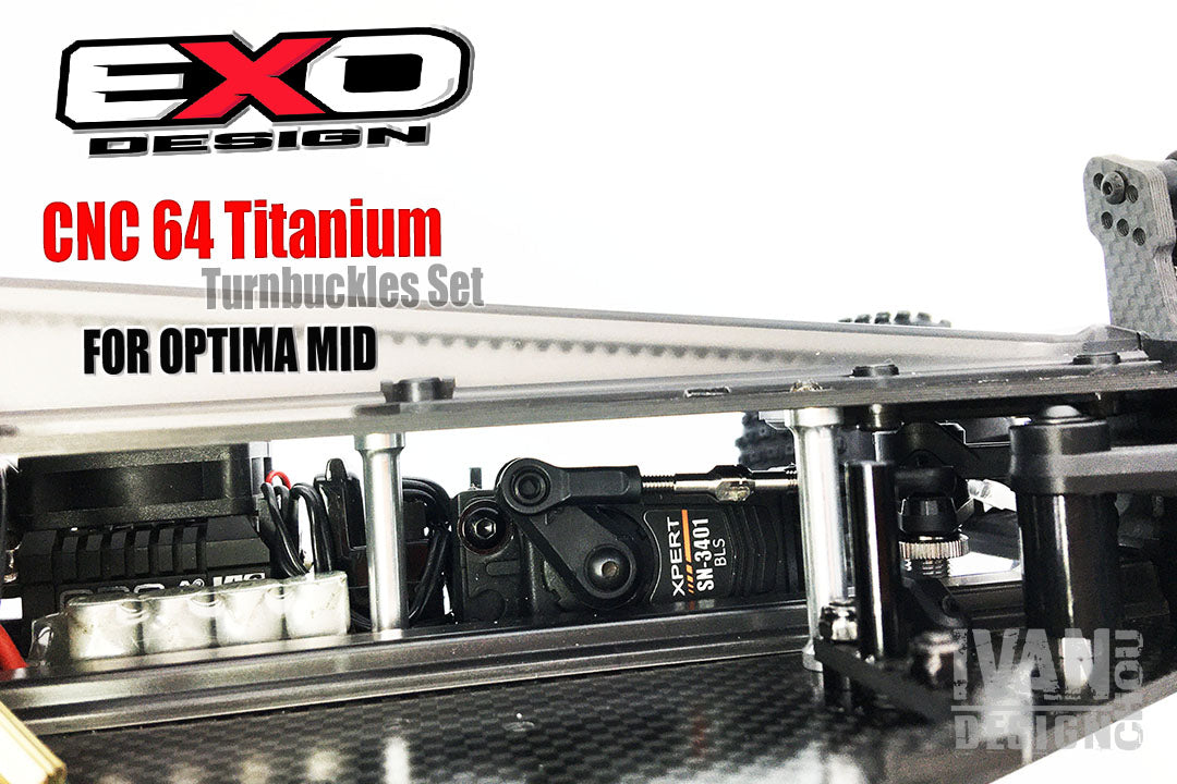 (OTM003TT) CNC 64 TITANIUM TURNBUCKLES SET