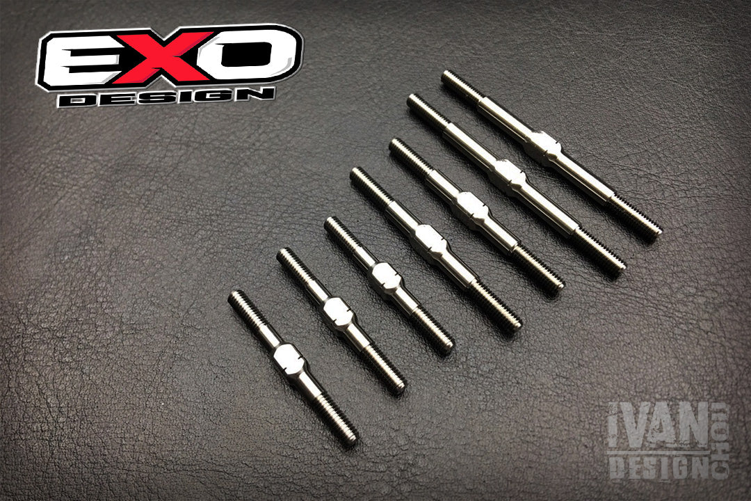 (LZX004TT) CNC 64 TITANIUM TURNBUCKLES SET FOR LAZER ZX