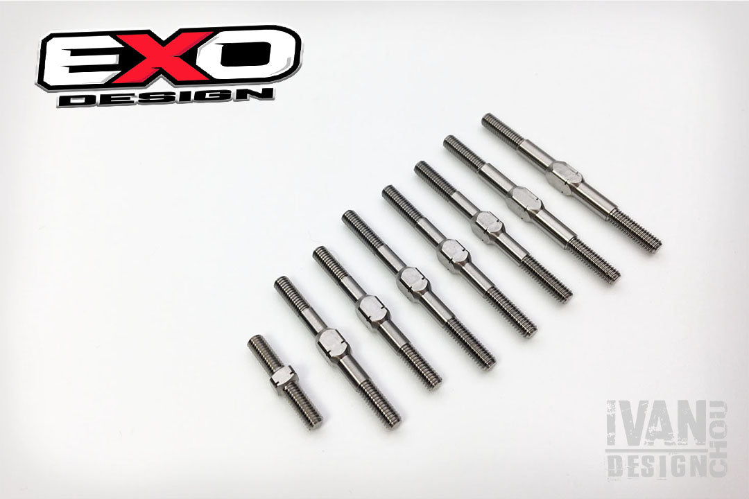 (TTF003TT) CNC 64 TITANIUM TURNBUCKLES SET