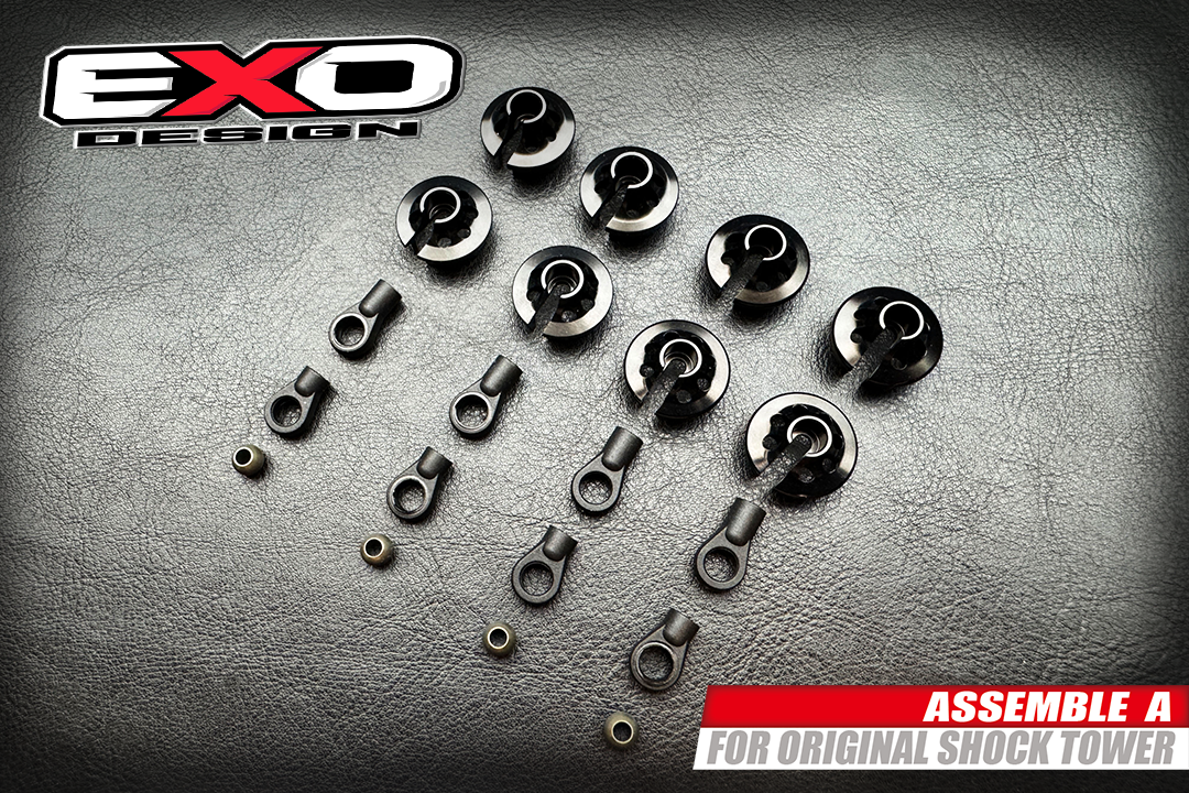 (EXO-005SGD) UNIVERSAL 12mm BIG BORE SHOCKS SET