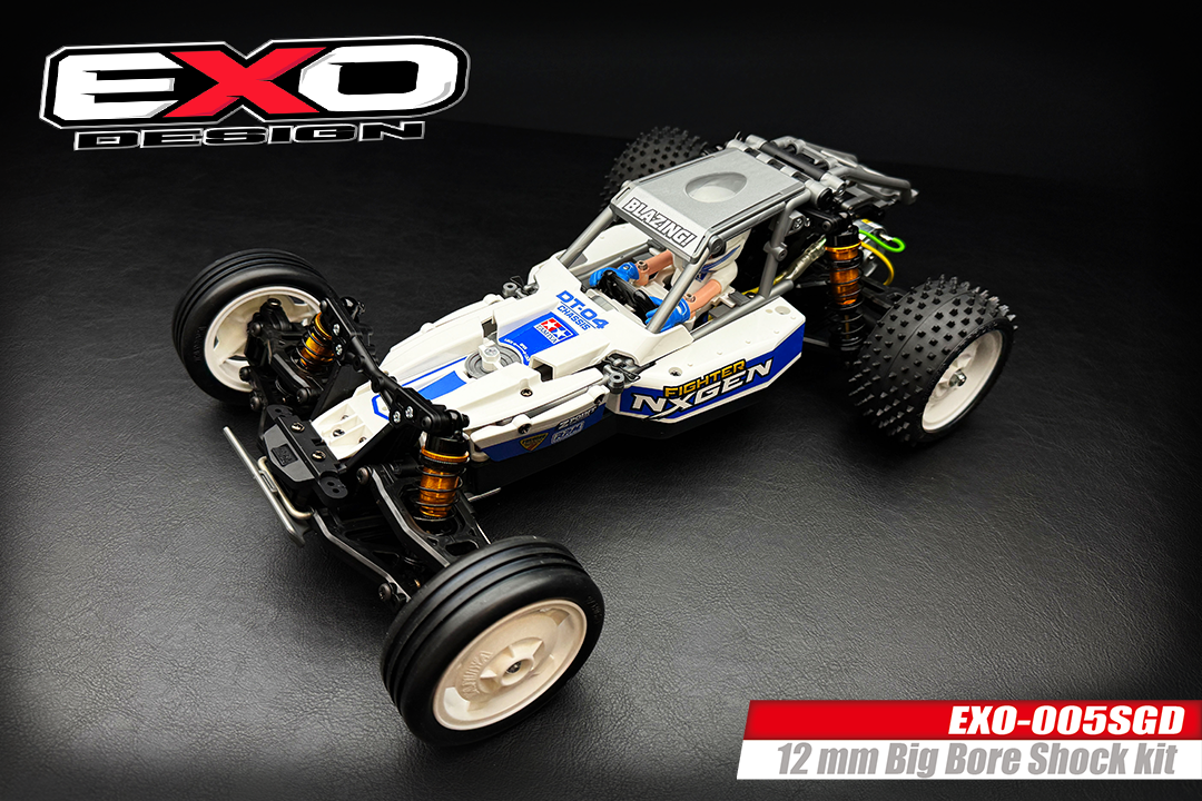 (EXO-005SGD) UNIVERSAL 12mm BIG BORE SHOCKS SET