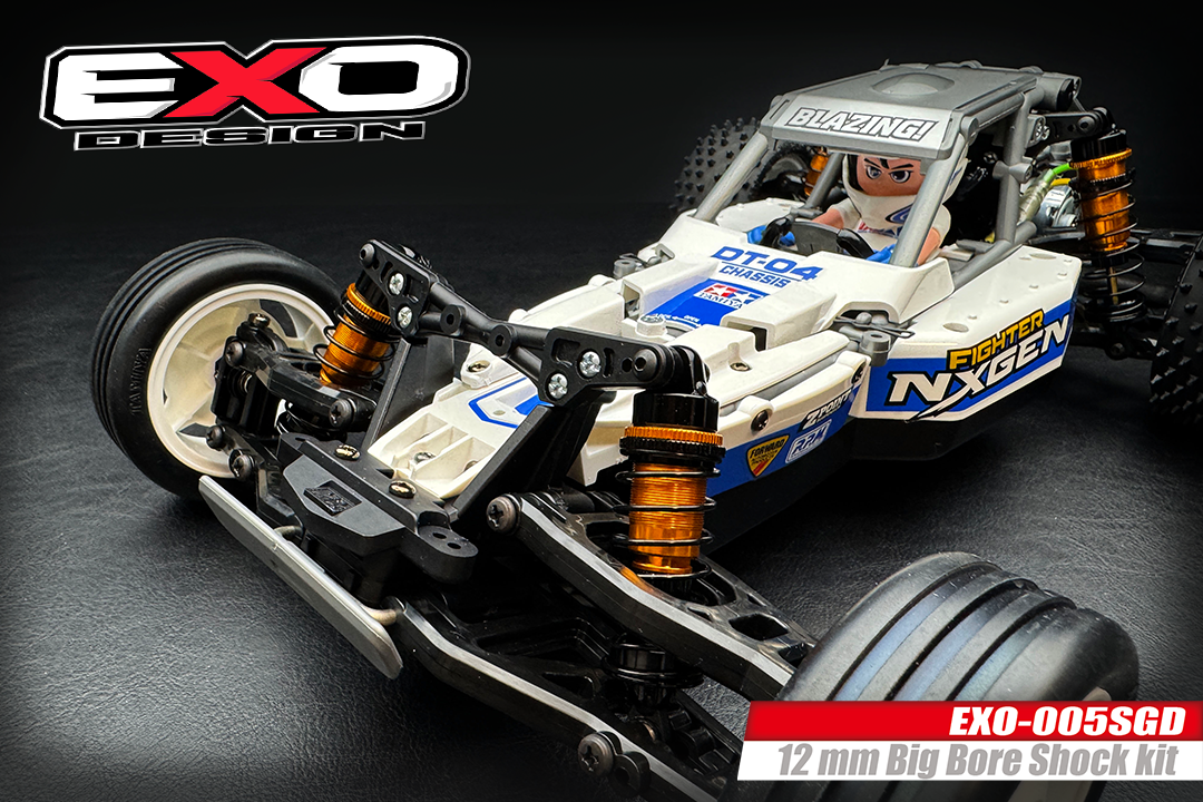 (EXO-005SGD) UNIVERSAL 12mm BIG BORE SHOCKS SET