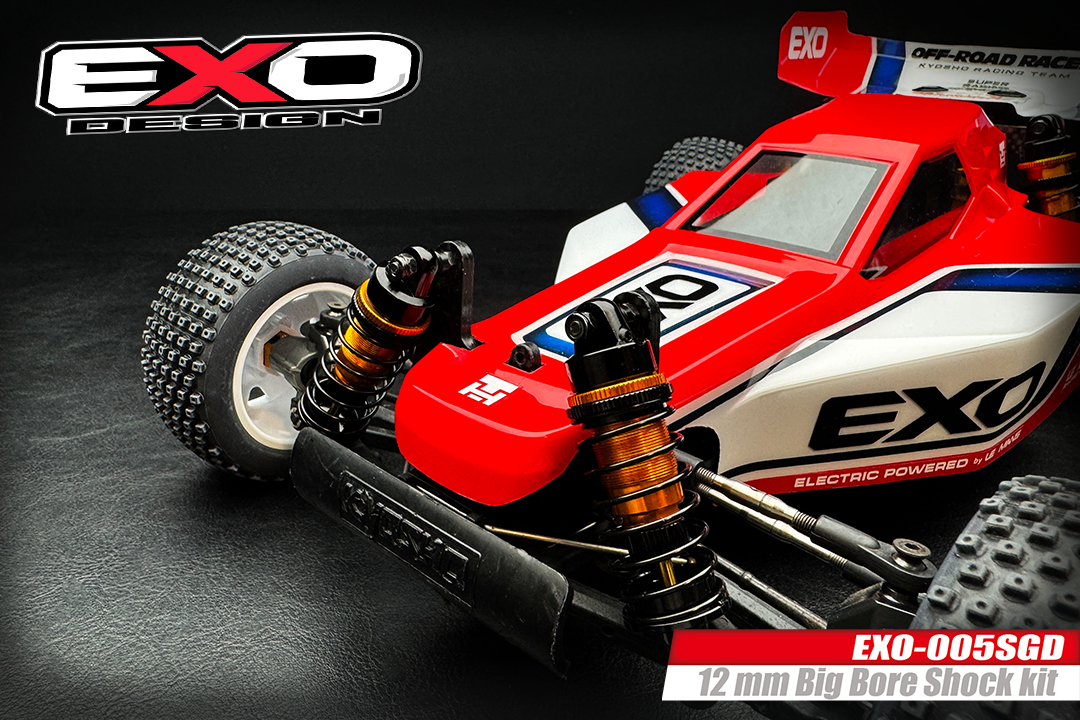 (EXO-005SGD) UNIVERSAL 12mm BIG BORE SHOCKS SET