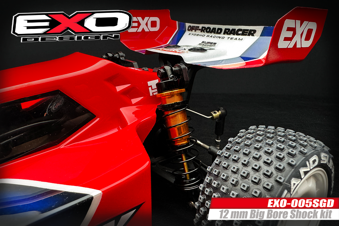 (EXO-005SGD) UNIVERSAL 12mm BIG BORE SHOCKS SET