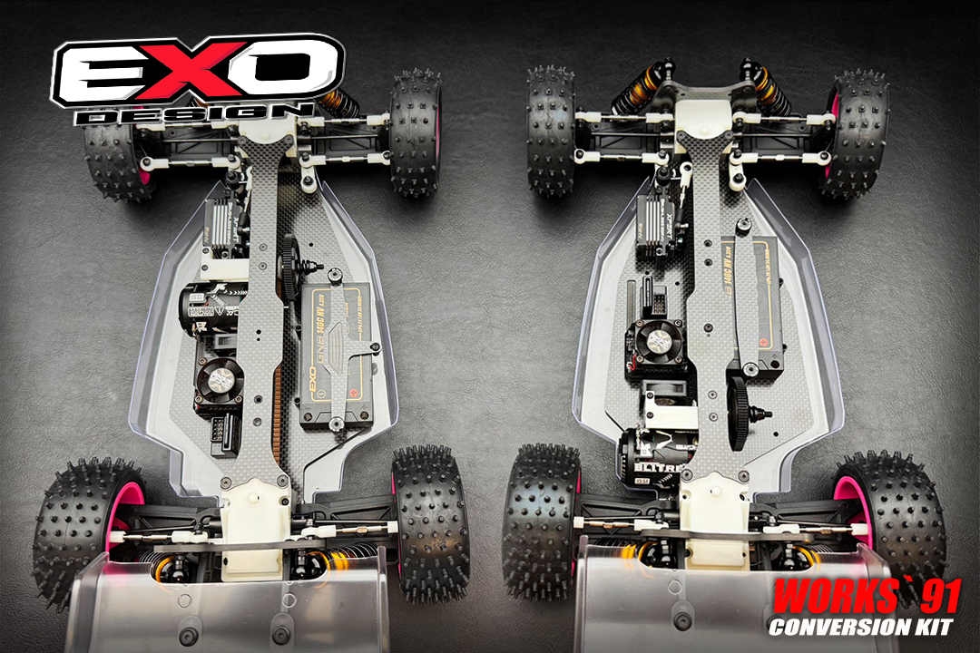 (W91-001-B) WORKS 91 conversion kit (For Big Bore shocks)