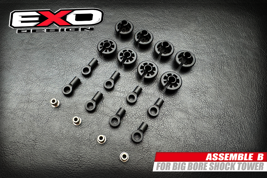(EXO-005SGD) UNIVERSAL 12mm BIG BORE SHOCKS SET